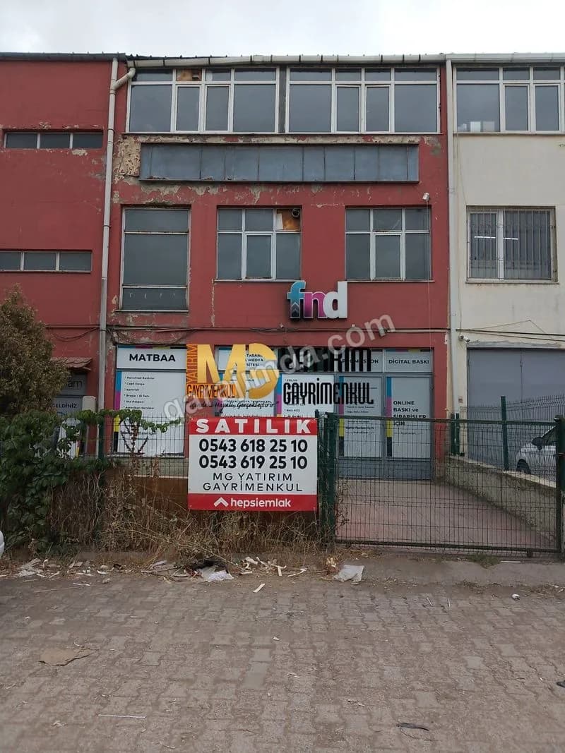 BİR DAİRE PARASINA MATBAACILAR SİTESİ 300 M² | 3 KATLI | 380V SANAYİ ELEKTRİKLİ | SATILIK İŞ YERİ